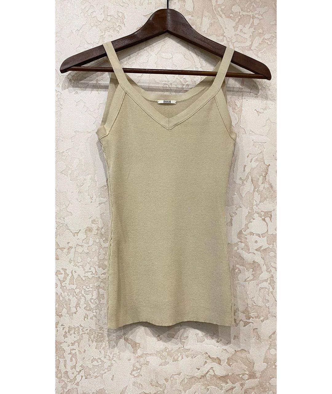 WOLFORD Бежевый синтетический кардиган, фото 5