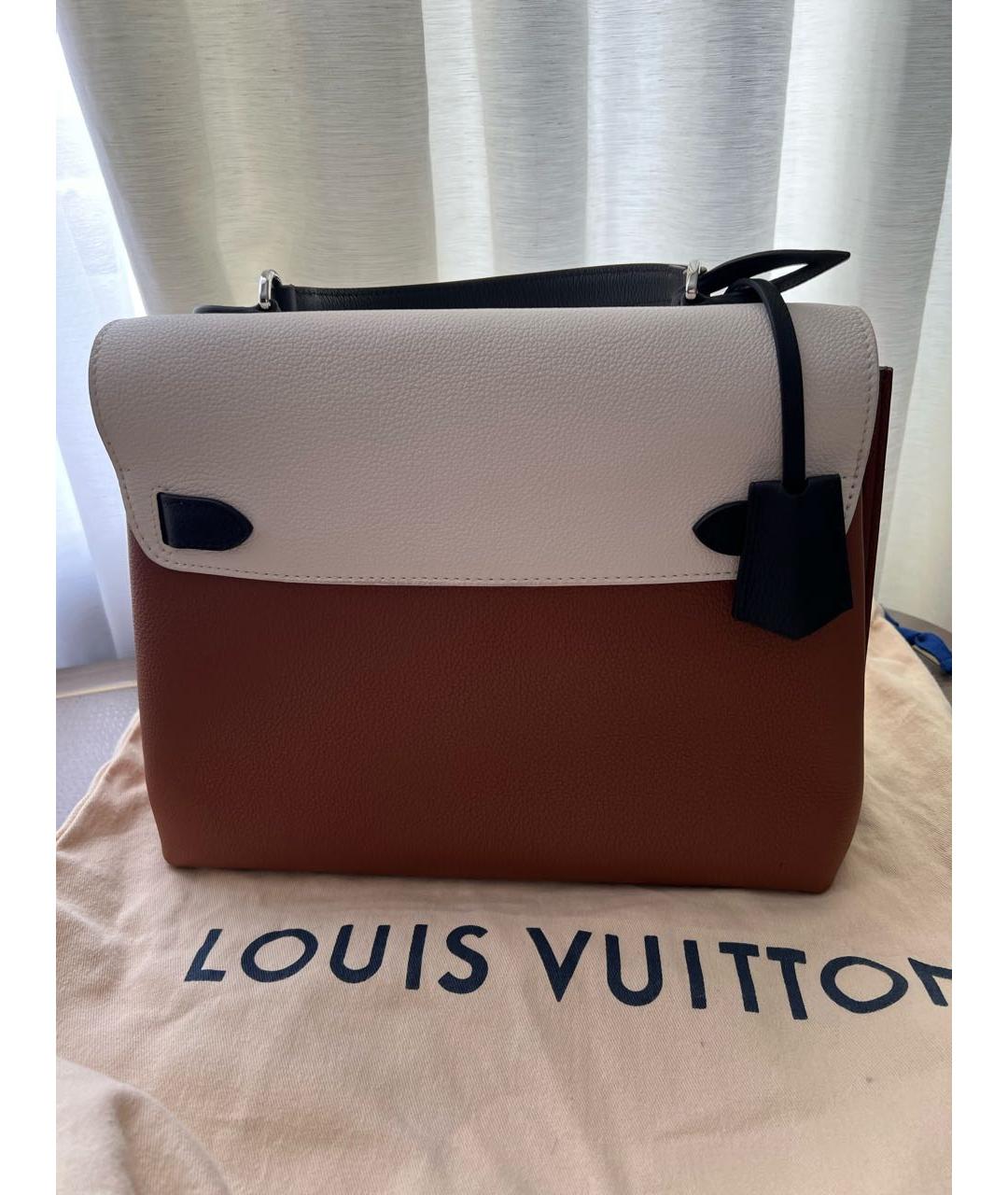 LOUIS VUITTON Кожаная сумка тоут, фото 7