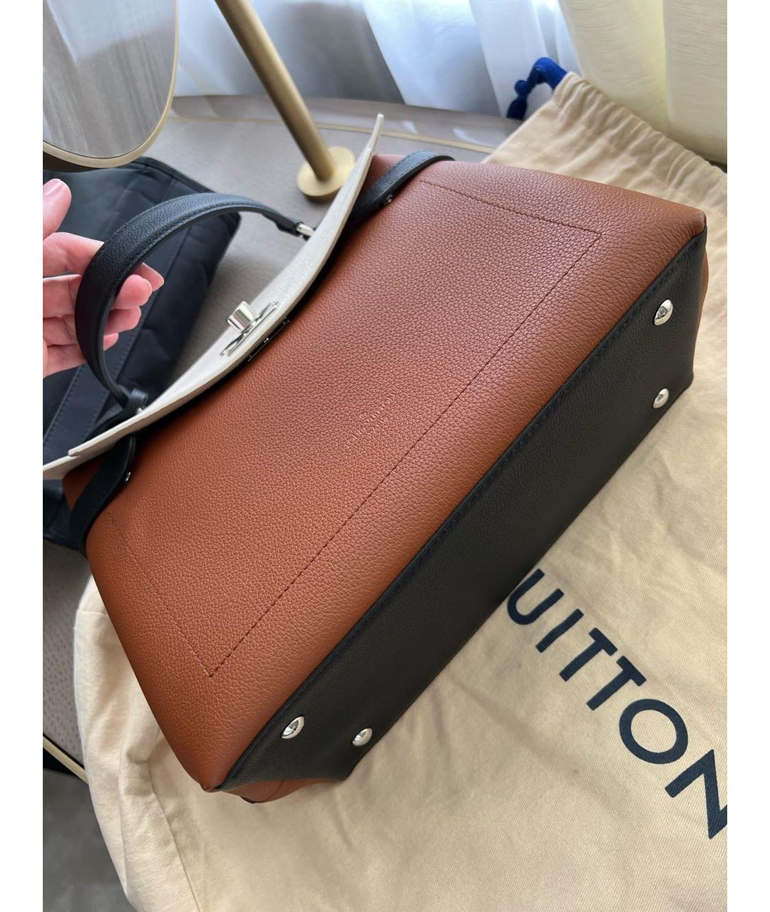 LOUIS VUITTON Кожаная сумка тоут, фото 3