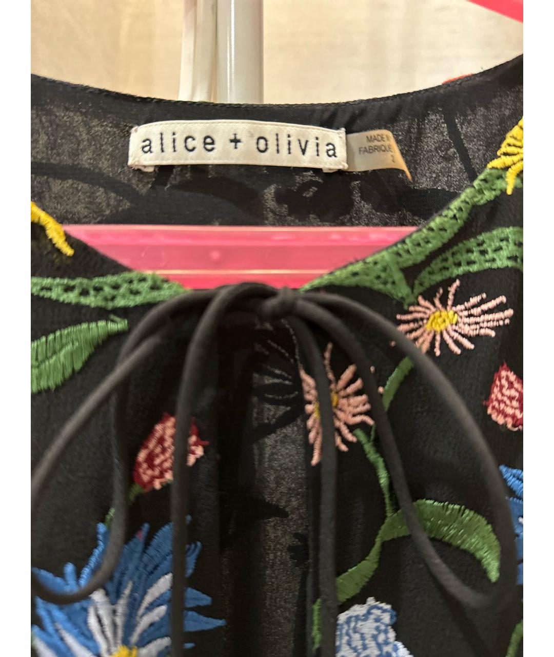 ALICE+OLIVIA Мульти вискозное платье, фото 3