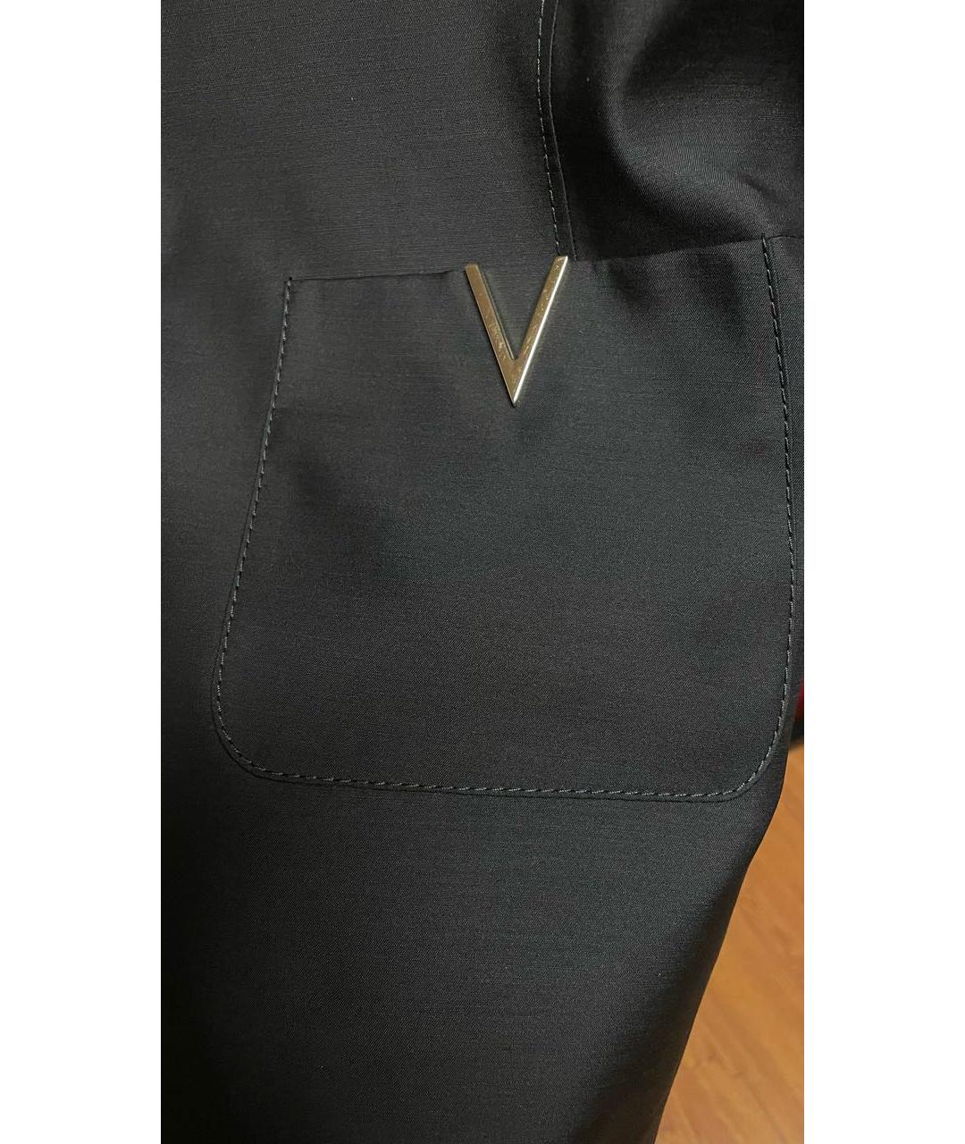 VALENTINO Черный шерстяной жакет/пиджак, фото 4