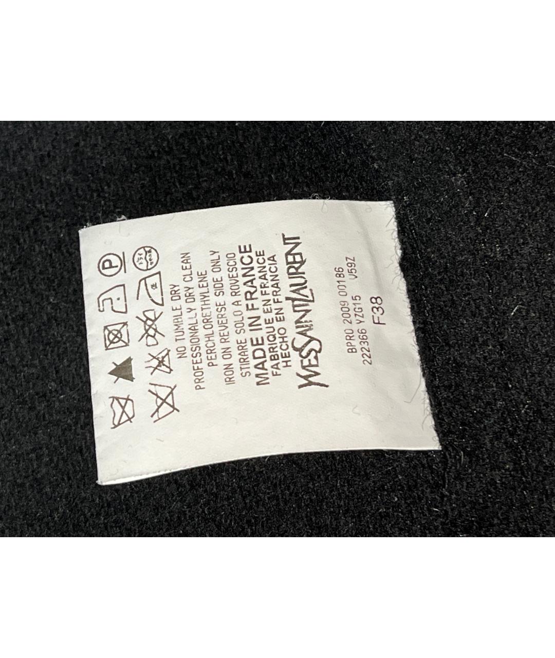 SAINT LAURENT Черный шерстяной жакет/пиджак, фото 4