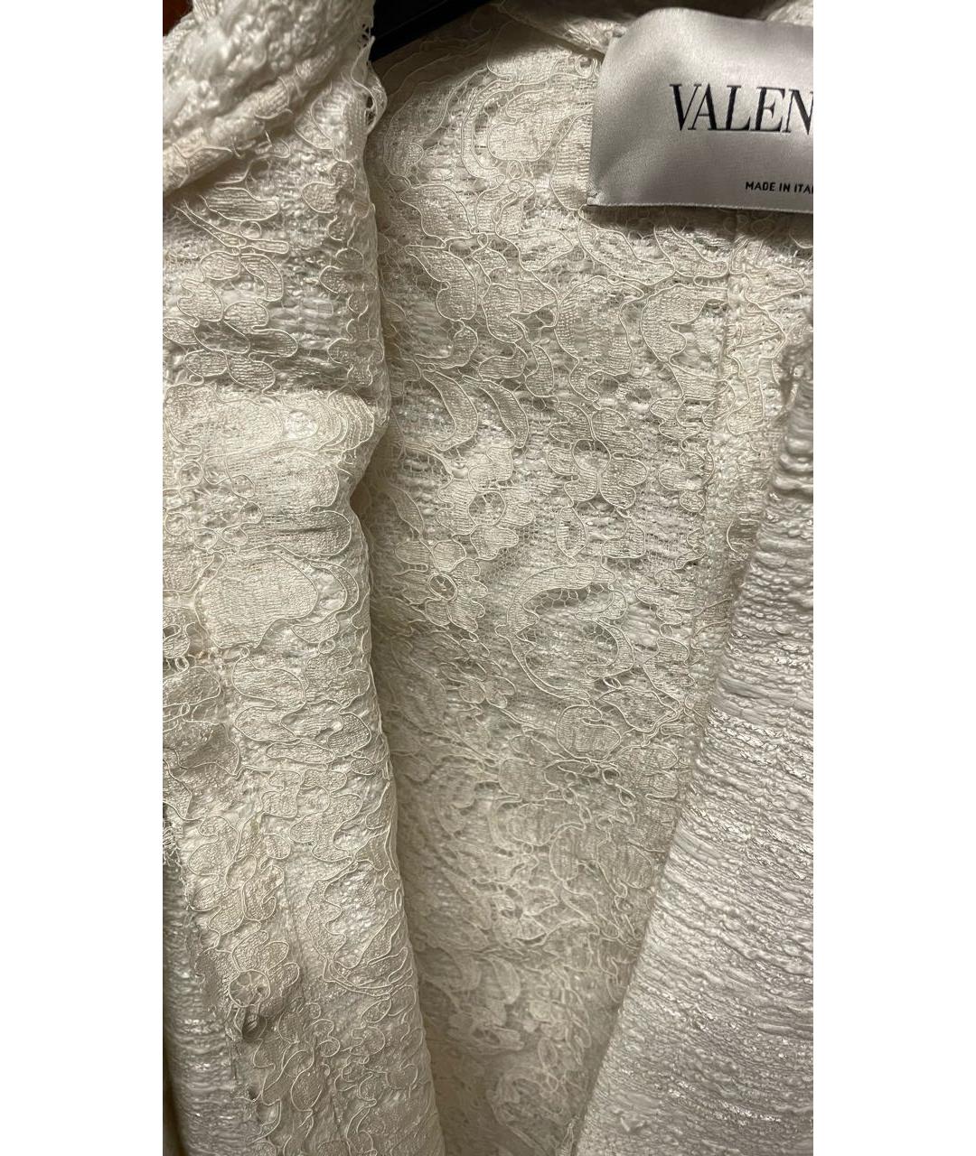 VALENTINO Белый хлопковый жакет/пиджак, фото 4