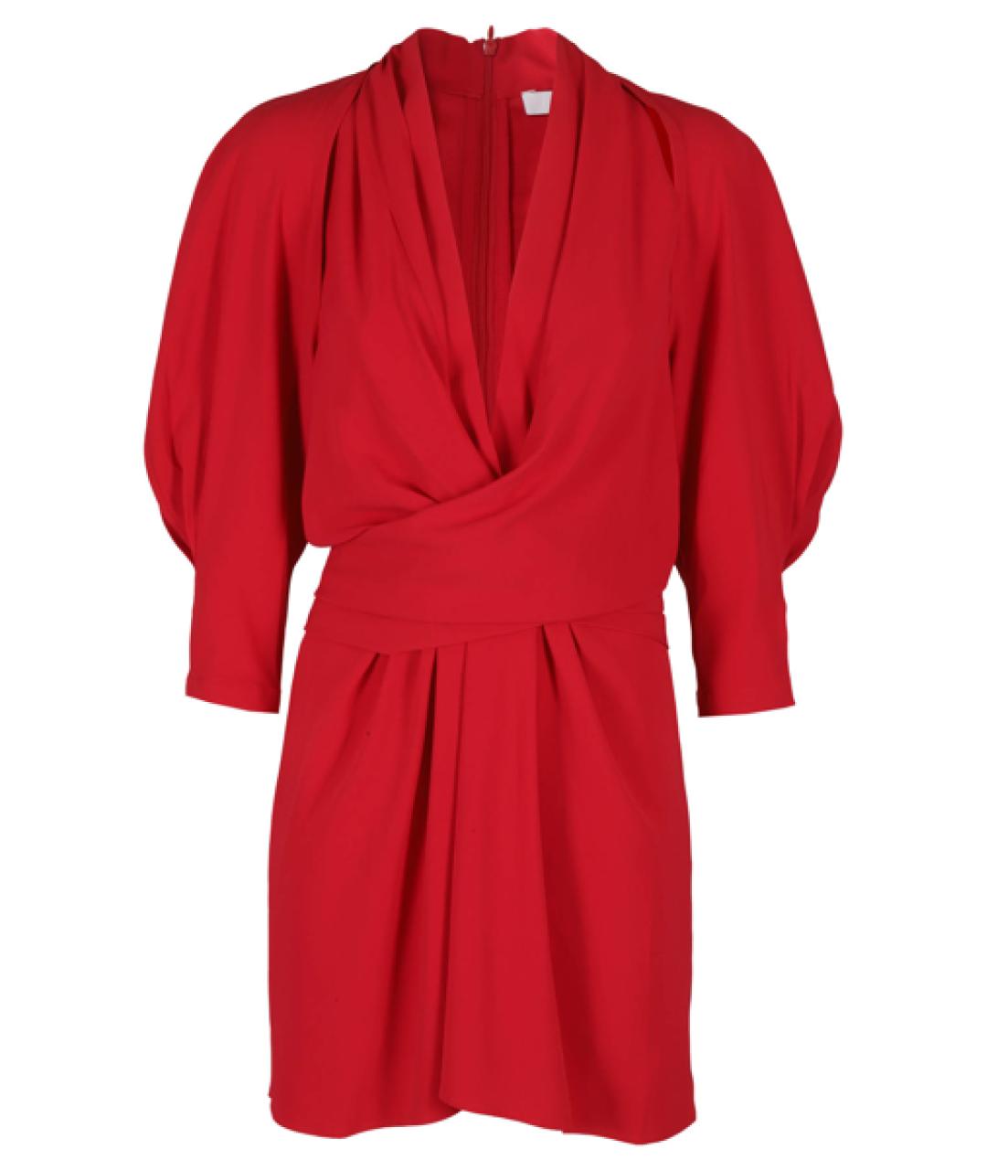 IRO Красное повседневное платье, фото 1