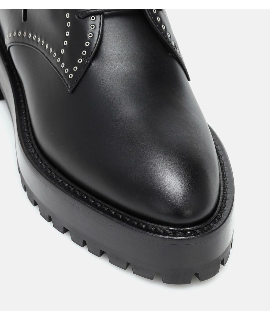 ALAIA Черные кожаные ботинки, фото 5