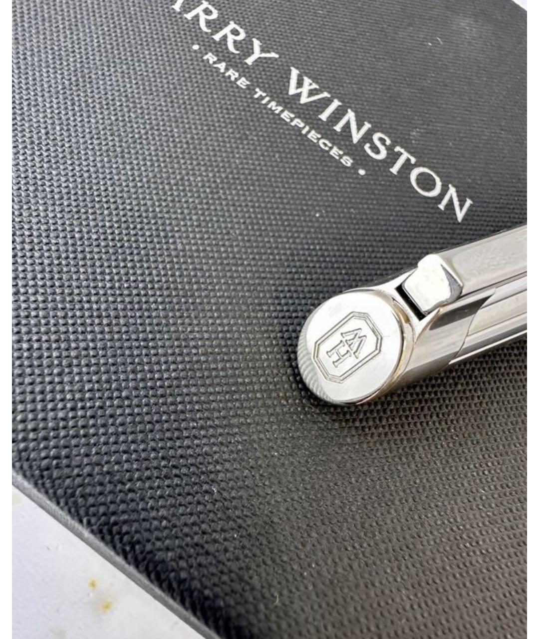Harry Winston Черная металлическая перьевая ручка, фото 5