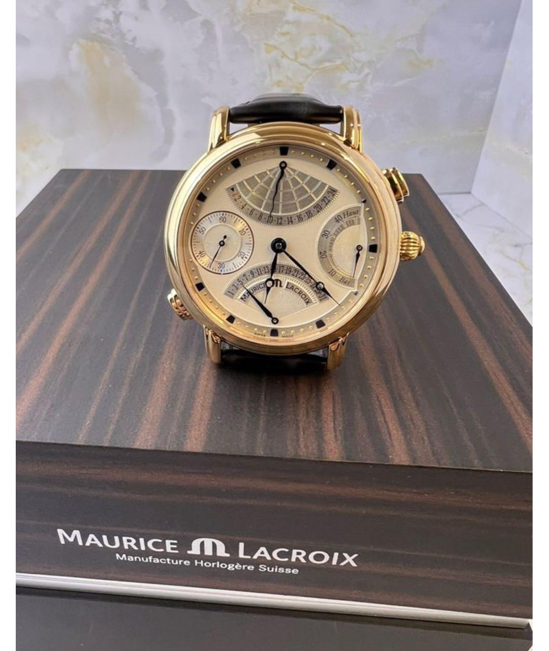 MAURICE LACROIX Золотые часы из желтого золота, фото 2