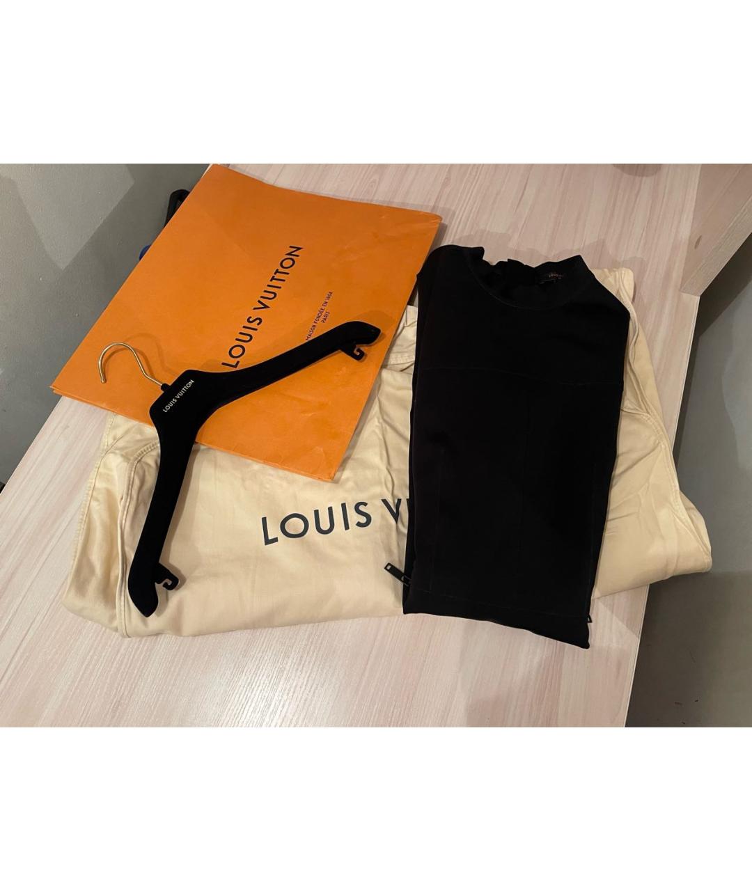 LOUIS VUITTON Черное полиамидовое платье, фото 7