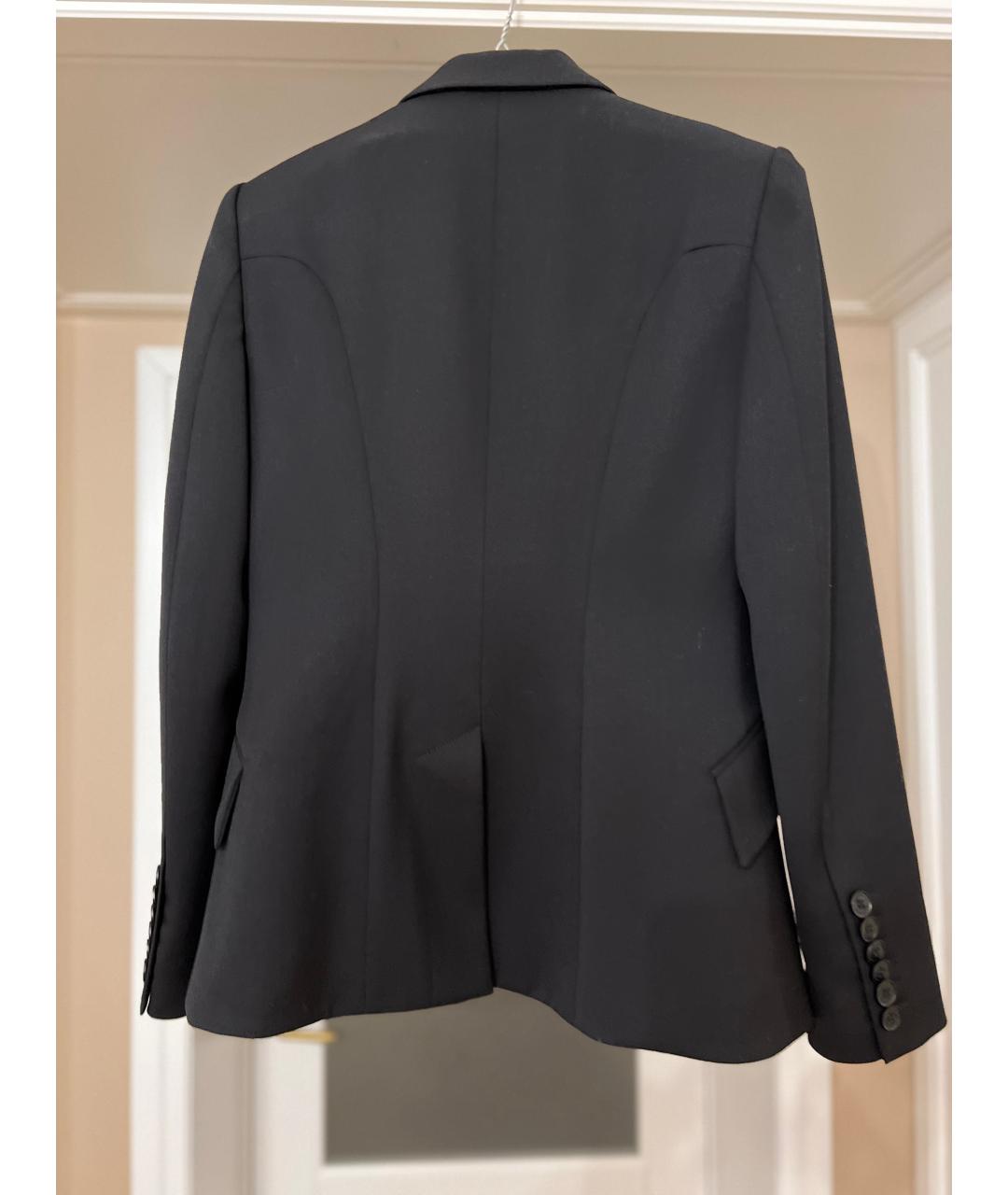 BURBERRY Черный шерстяной жакет/пиджак, фото 2