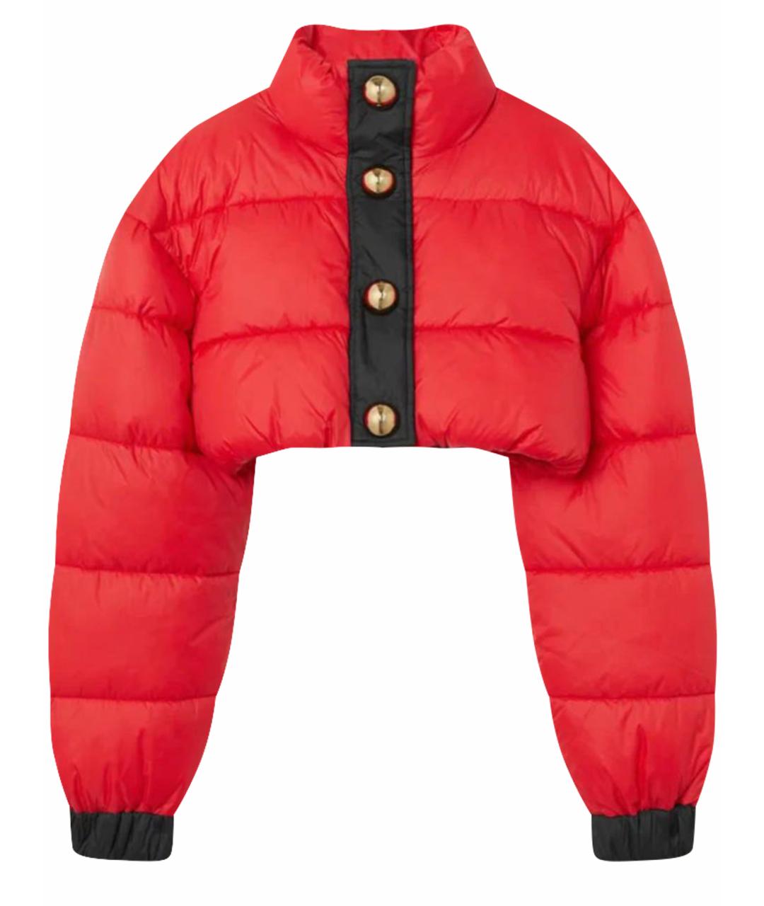 MOSCHINO Красная полиэстеровая куртка, фото 1