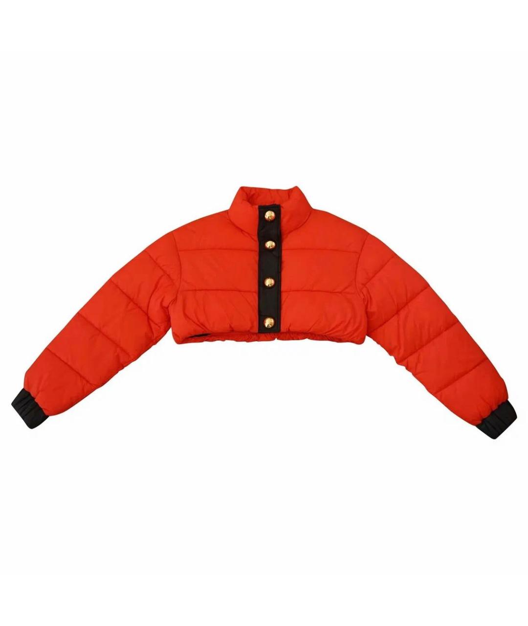 MOSCHINO Красная полиэстеровая куртка, фото 6
