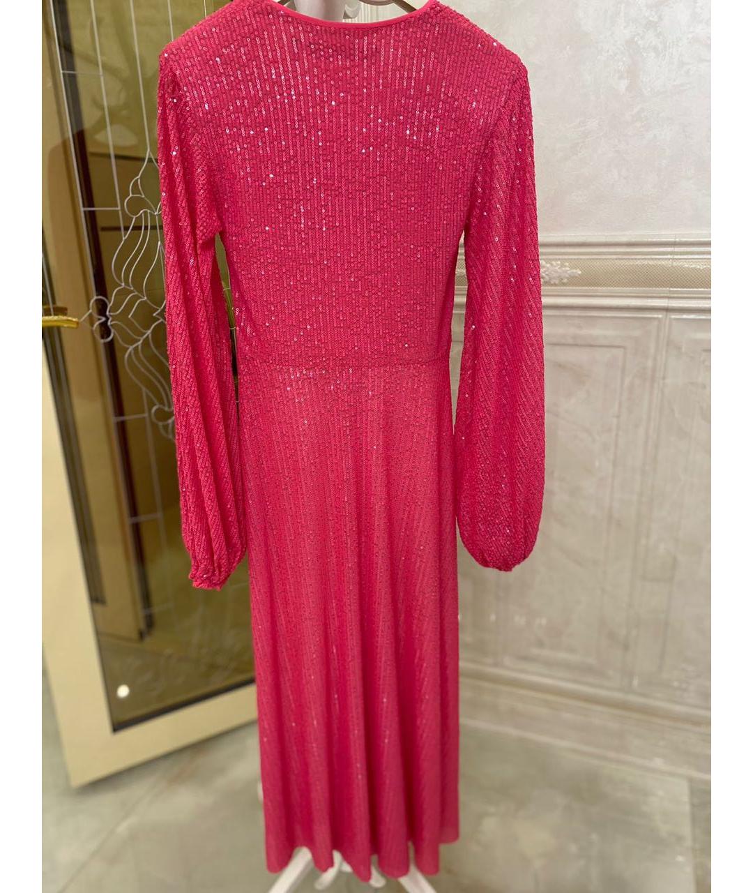 ROTATE Розовое вечернее платье, фото 3