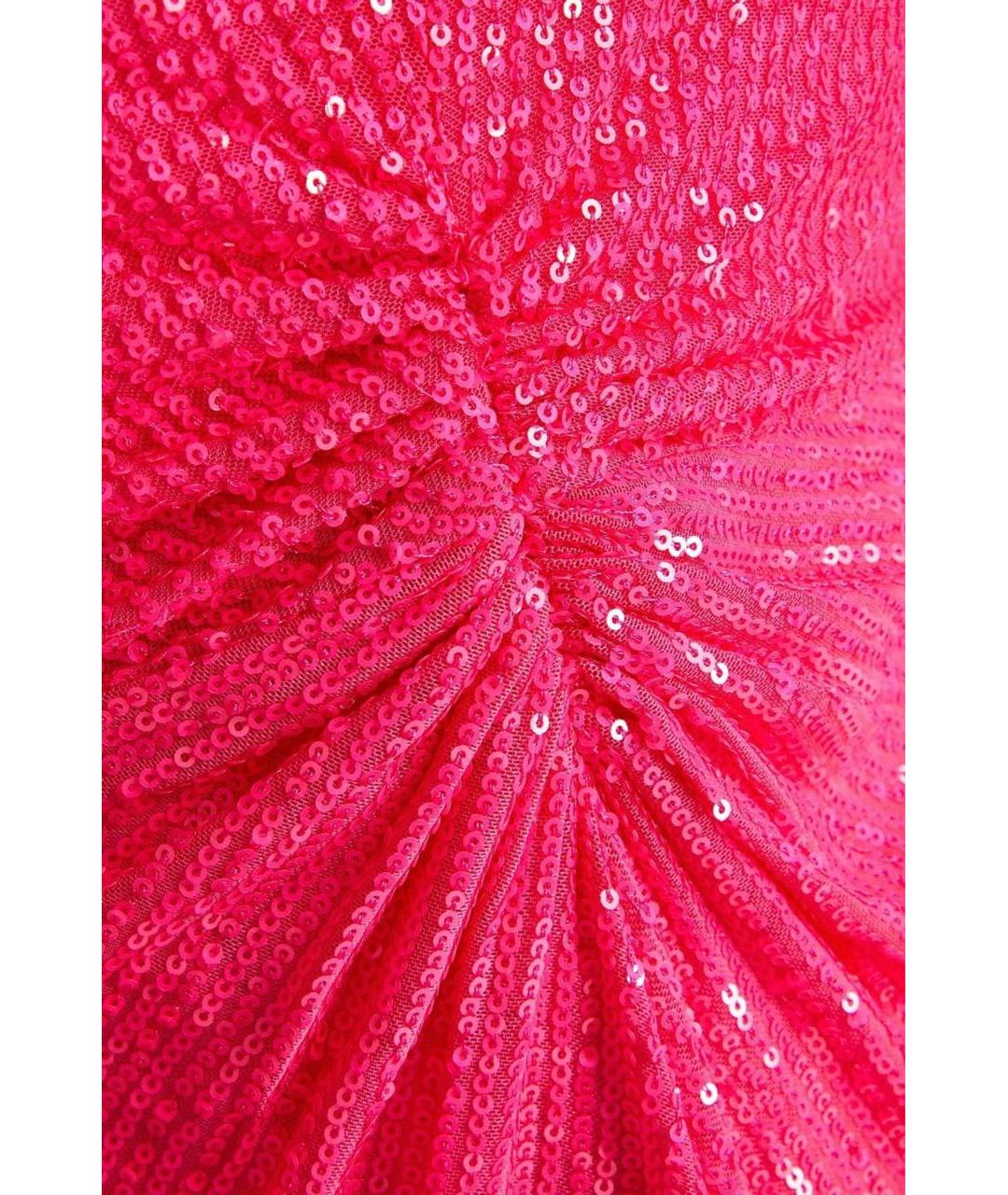 ROTATE Розовое вечернее платье, фото 5