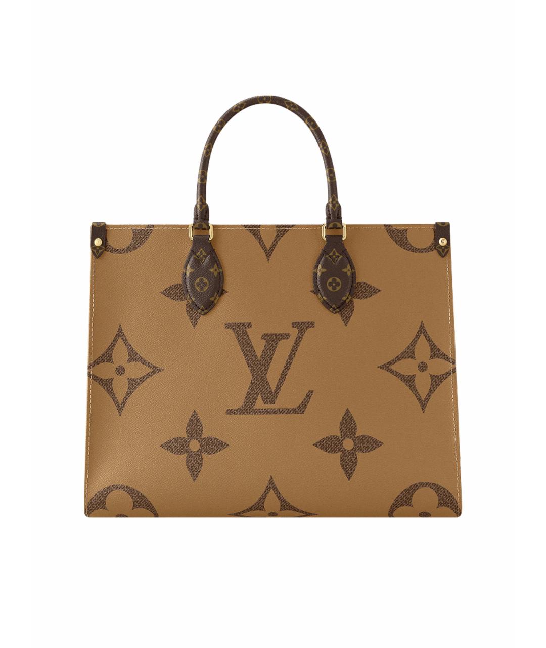 LOUIS VUITTON Коричневая сумка тоут, фото 1