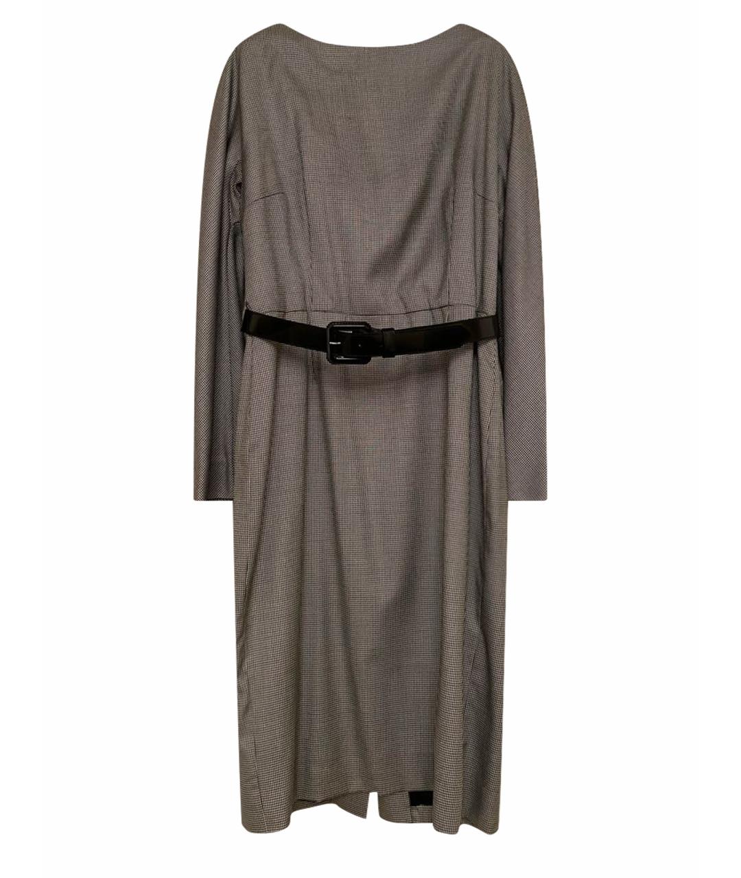 CHRISTIAN DIOR PRE-OWNED Серое шерстяное платье, фото 1