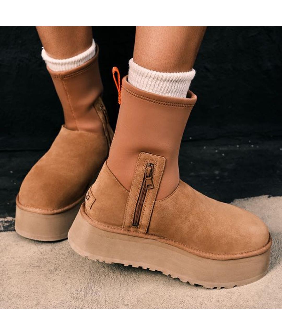 UGG AUSTRALIA Оранжевое ботинки, фото 3