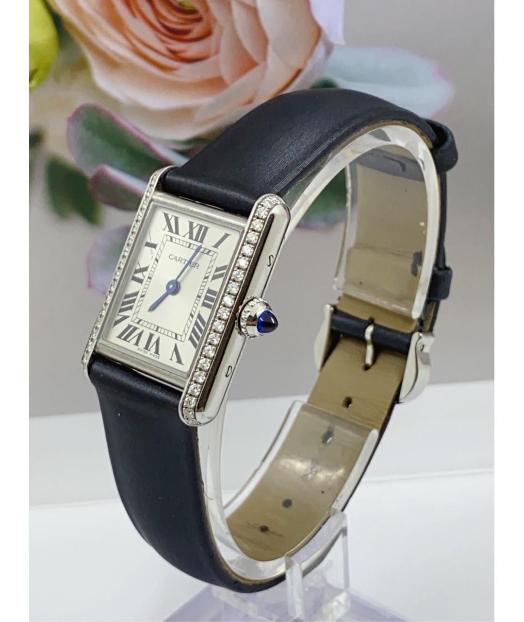 CARTIER Белые часы, фото 4