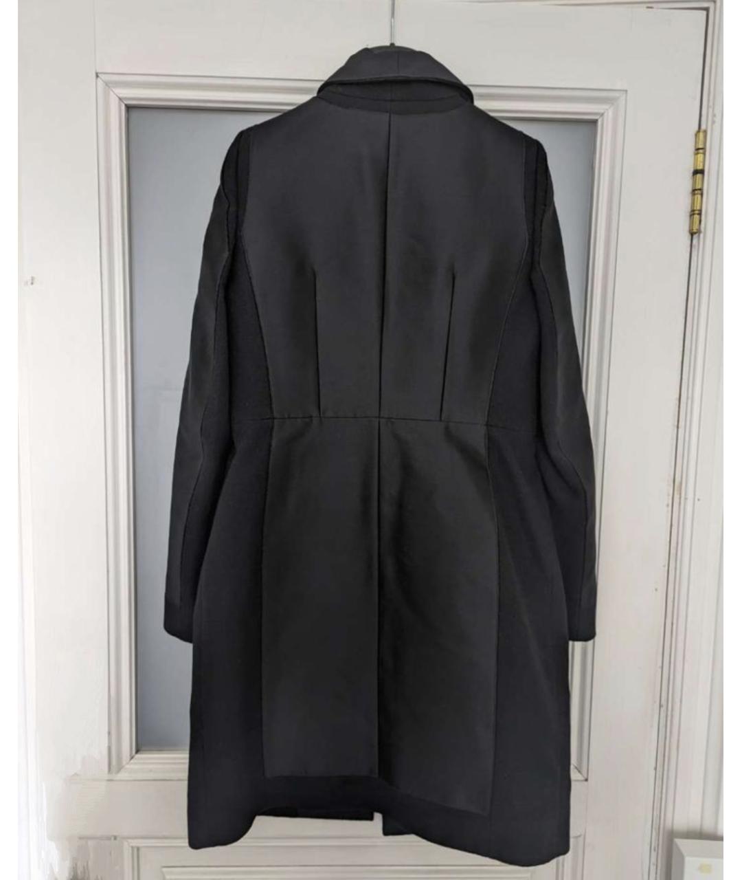 IRFE Черное шелковое пальто, фото 2