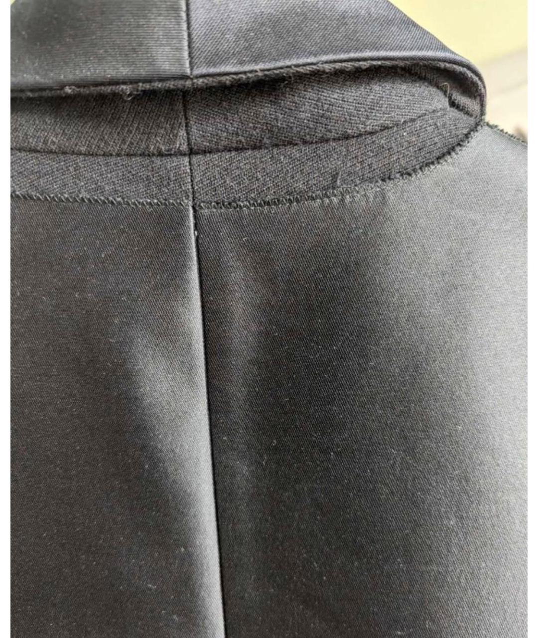 IRFE Черное шелковое пальто, фото 6
