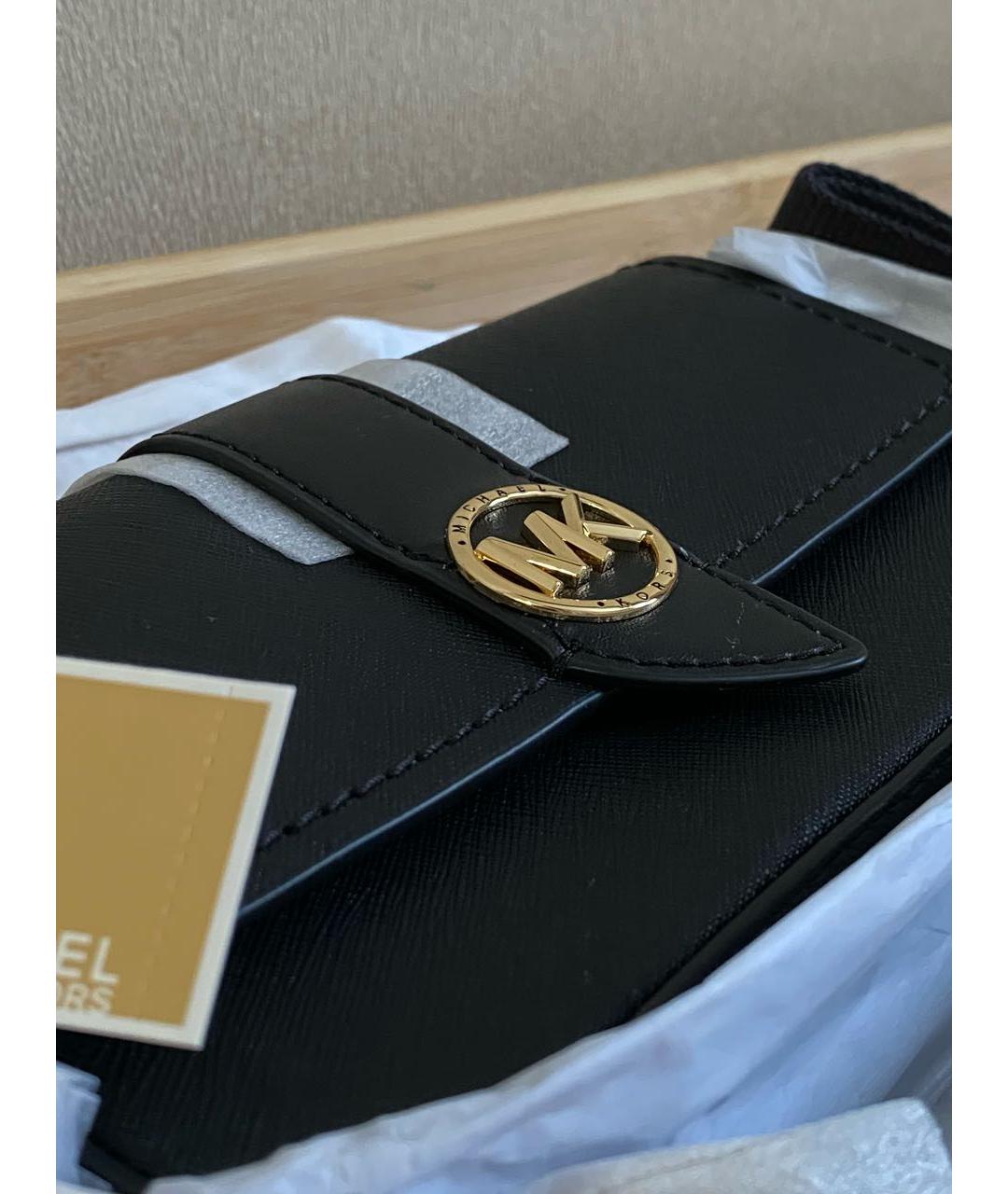MICHAEL KORS Черная сумка через плечо, фото 3
