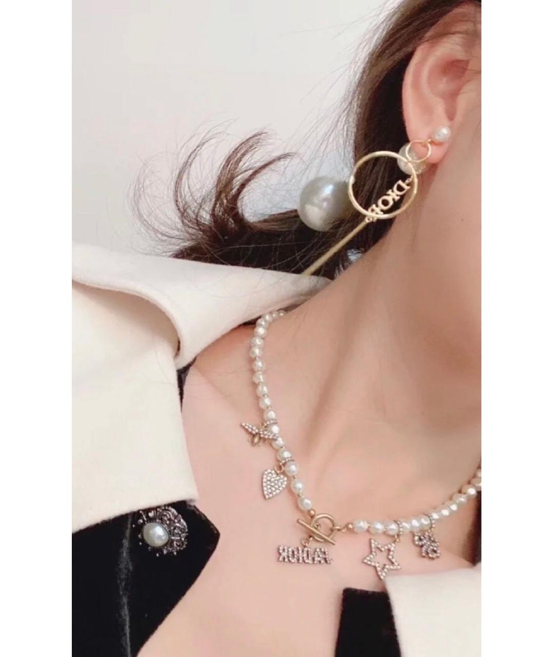 CHRISTIAN DIOR Золотые серьги, фото 6