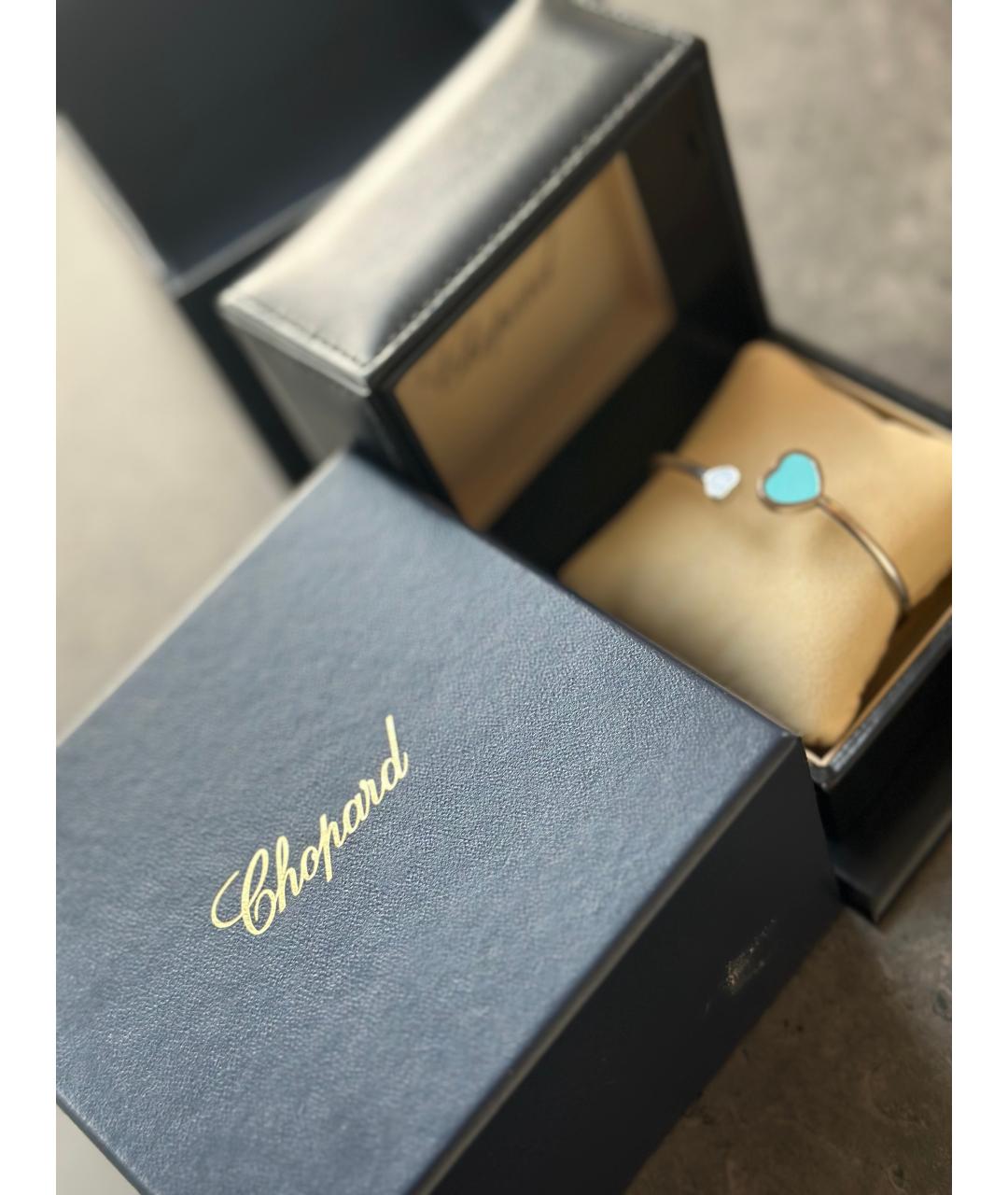 CHOPARD Бирюзовый браслет из белого золота, фото 3