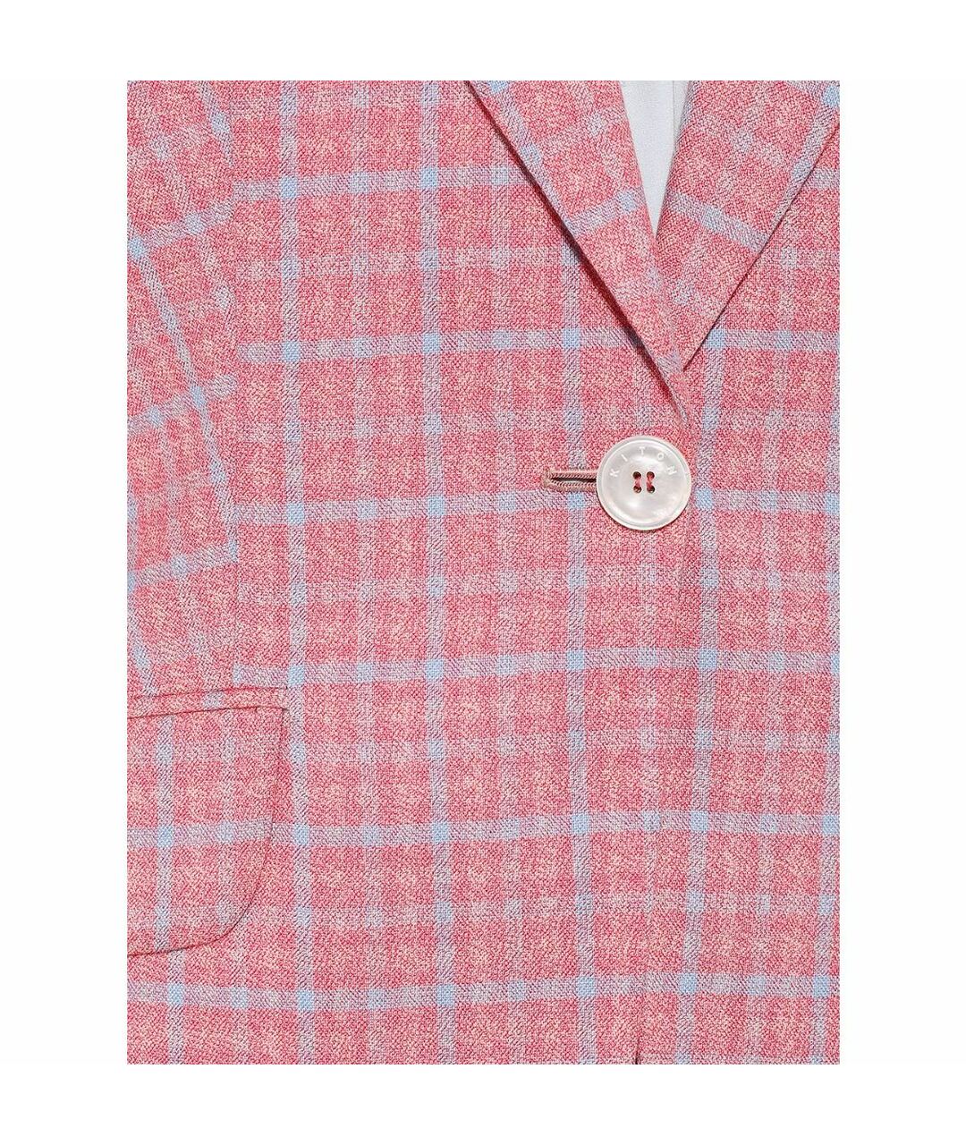 KITON Розовый кашемировый жакет/пиджак, фото 4