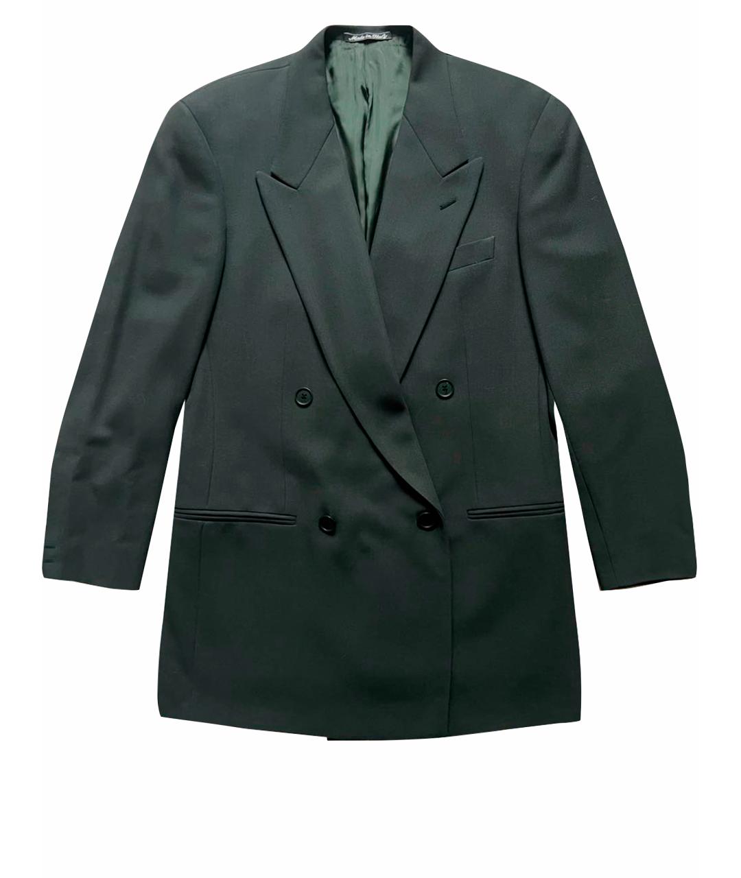 GIORGIO ARMANI Зеленый шерстяной пиджак, фото 1