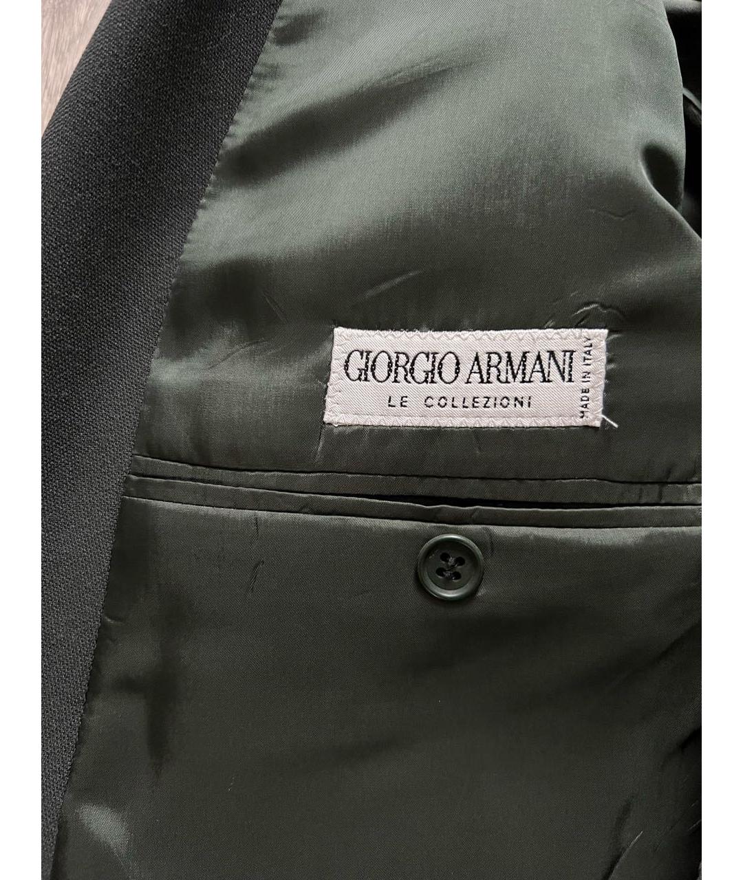 GIORGIO ARMANI Зеленый шерстяной пиджак, фото 5
