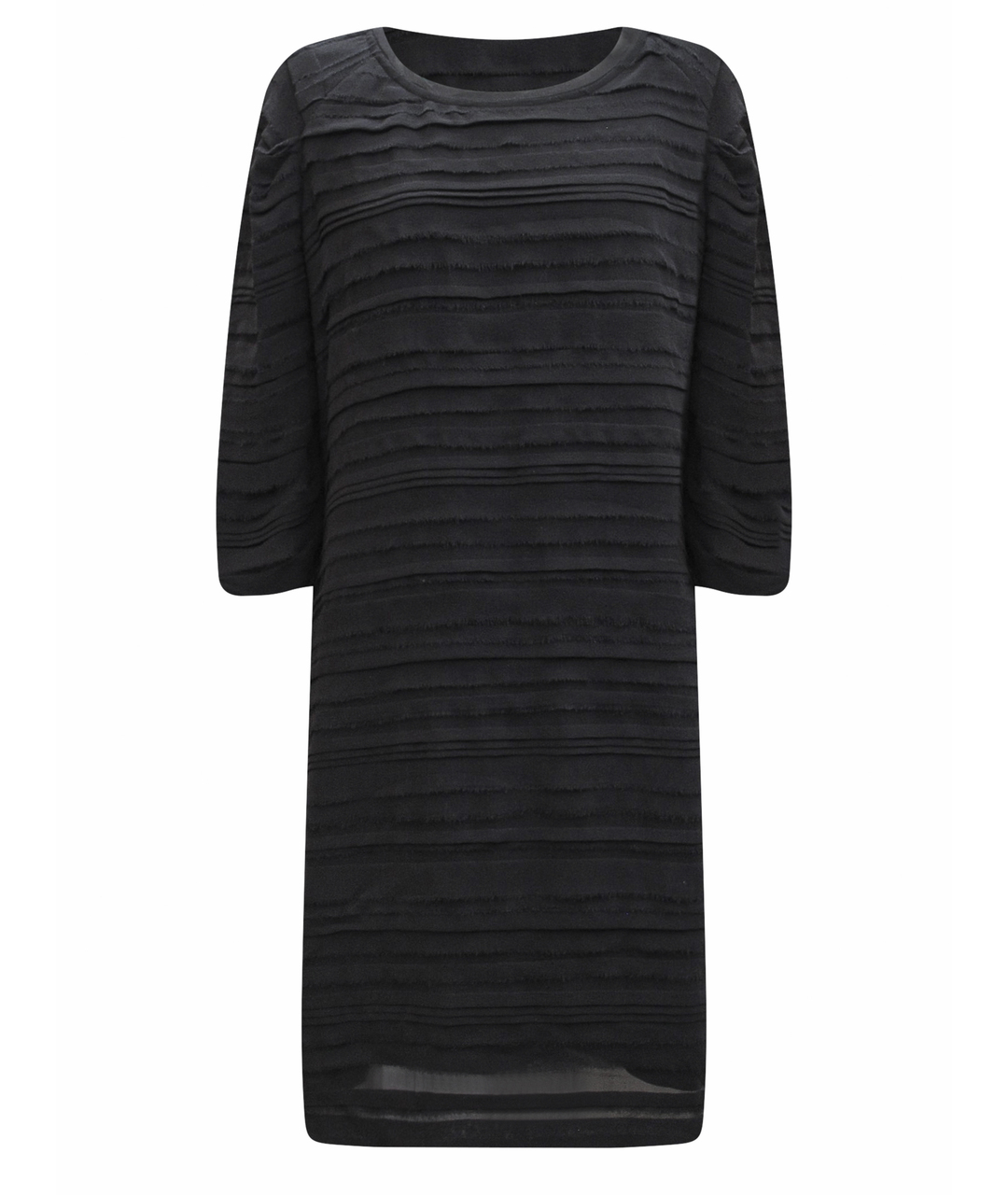 IRO Черное шелковое повседневное платье, фото 1