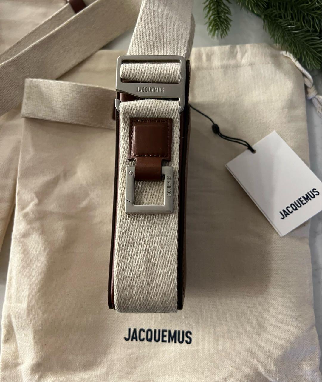 JACQUEMUS Коричневая сумка на плечо, фото 4