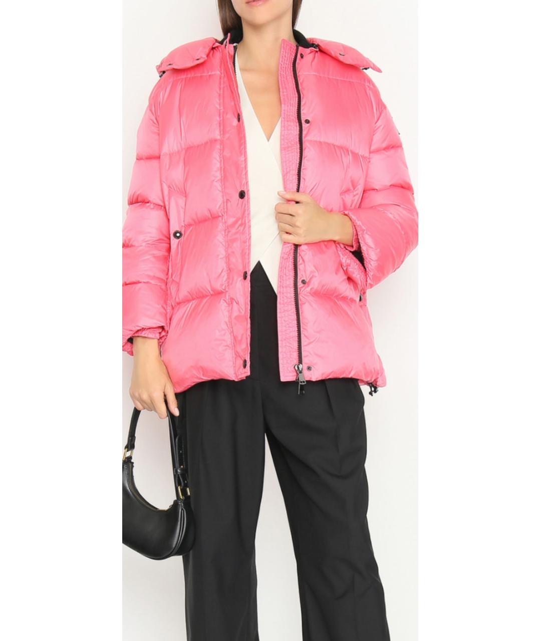 ERMANNO ERMANNO Розовая полиэстеровая куртка, фото 3