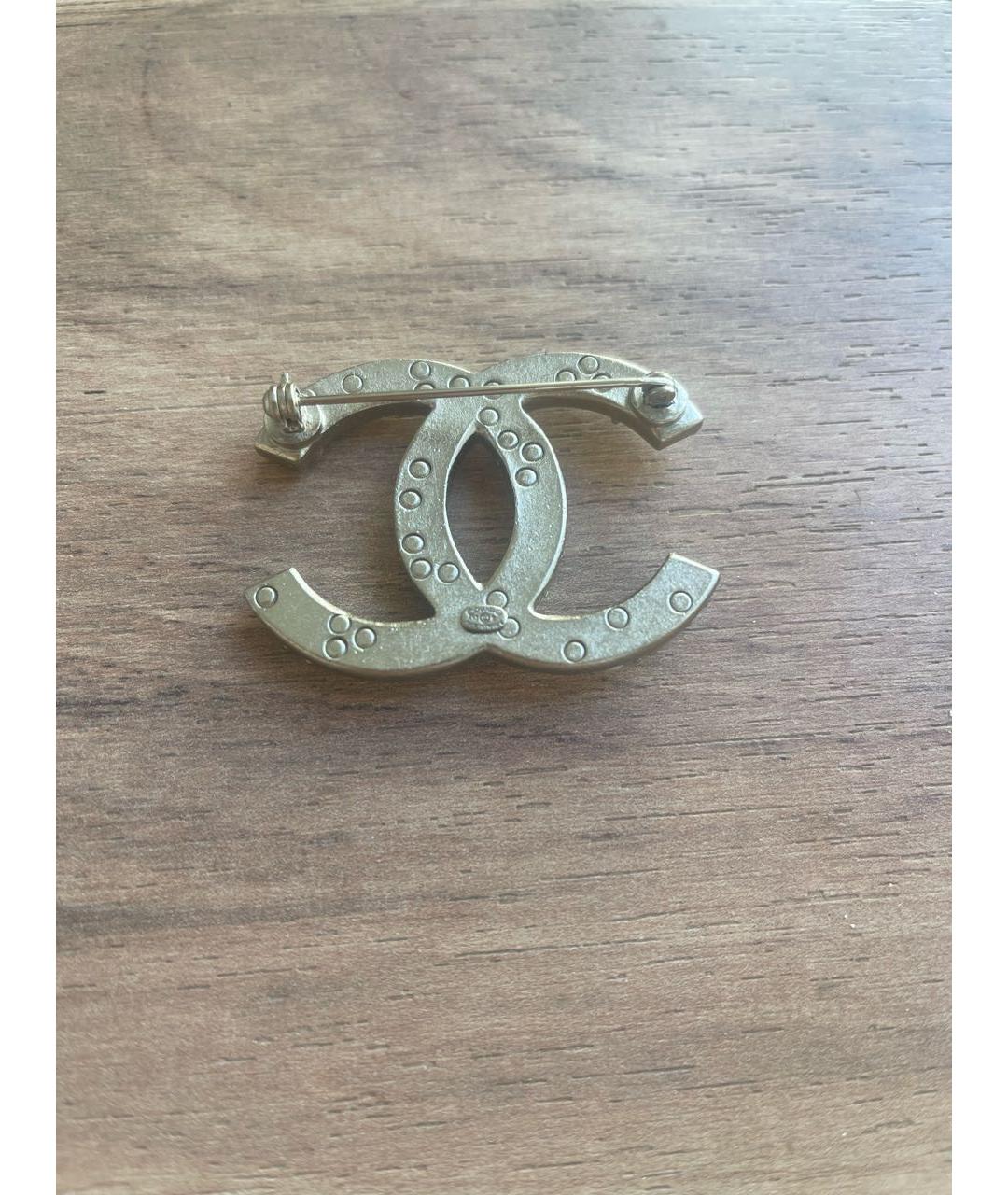 CHANEL Желтая жемчужная булавка / брошь, фото 2