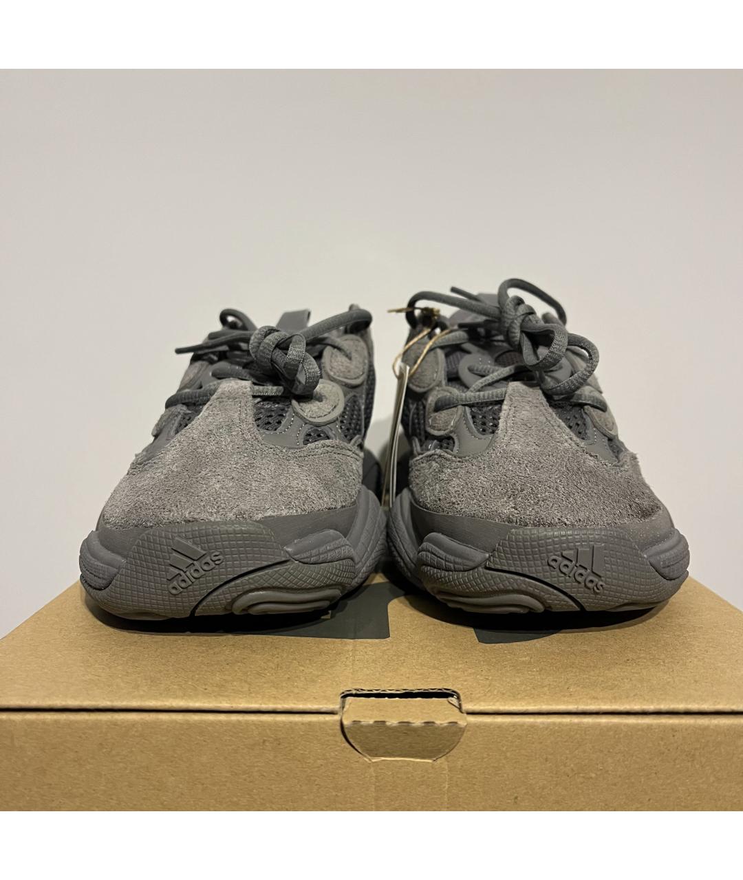 ADIDAS YEEZY Серые замшевые кроссовки, фото 4