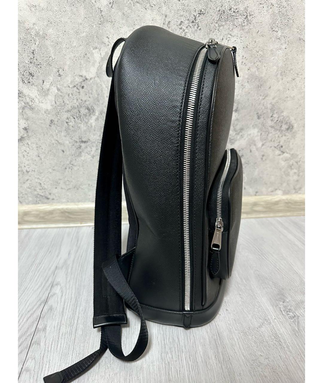 BURBERRY Черный кожаный рюкзак, фото 2