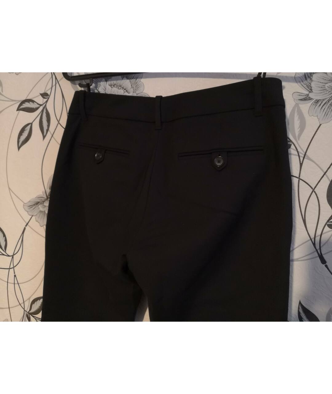 GUCCI Черные хлопко-эластановые брюки узкие, фото 5