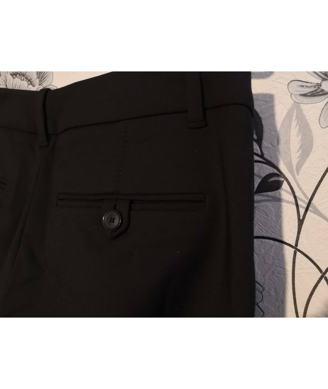 GUCCI Черные хлопко-эластановые брюки узкие, фото 6