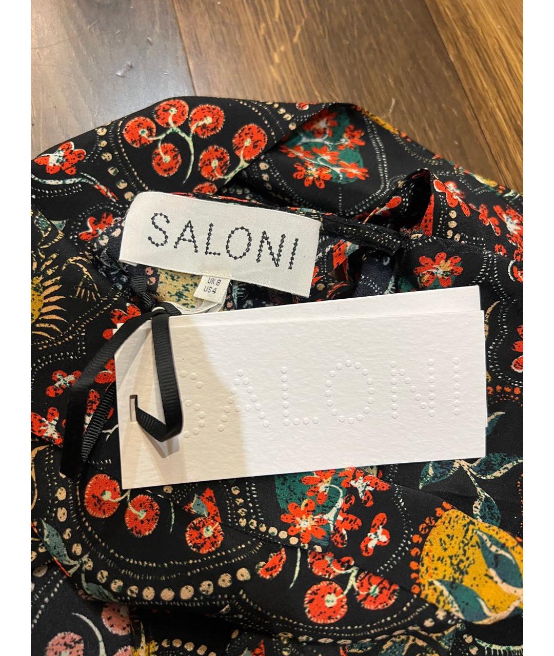 SALONI Мульти шелковая блузы, фото 2