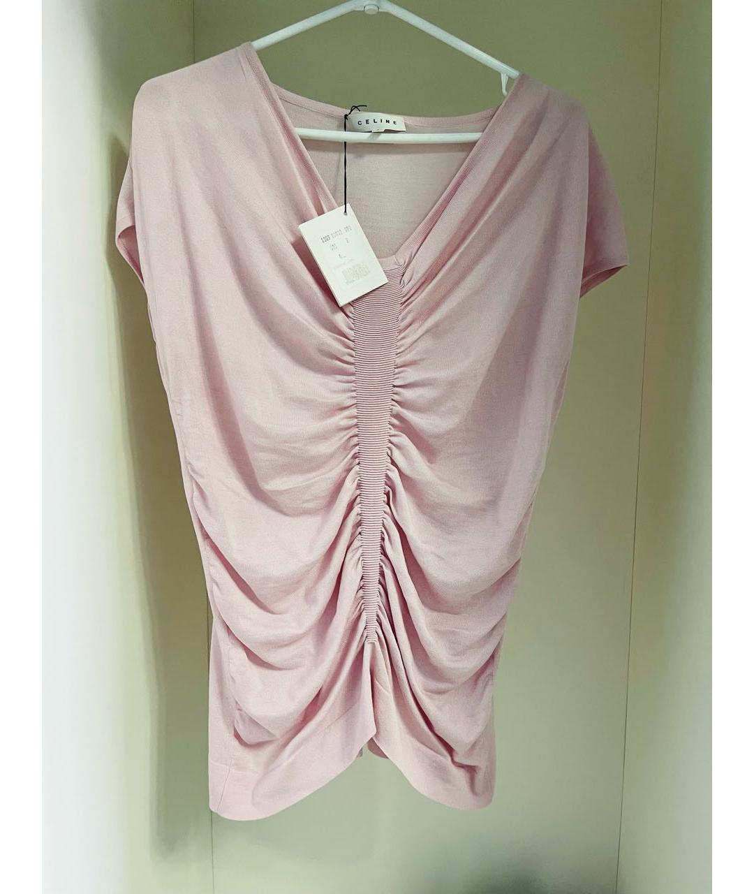 CELINE Розовая блузы, фото 4