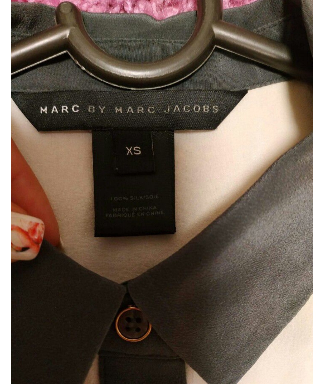 MARC BY MARC JACOBS Белая шифоновая рубашка, фото 2