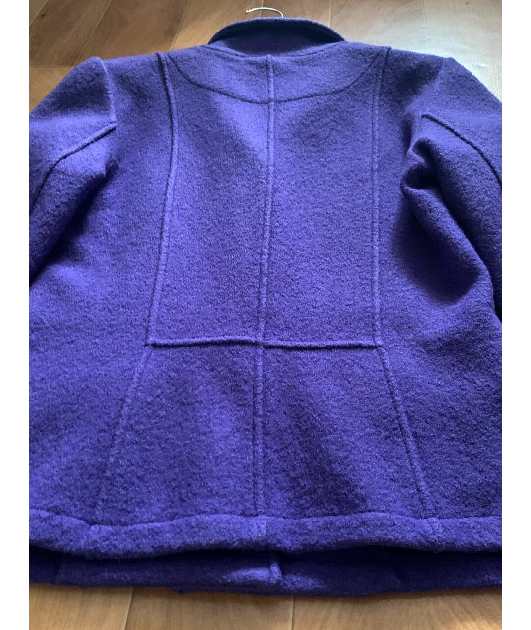 BOGNER Фиолетовый шерстяной жакет/пиджак, фото 5