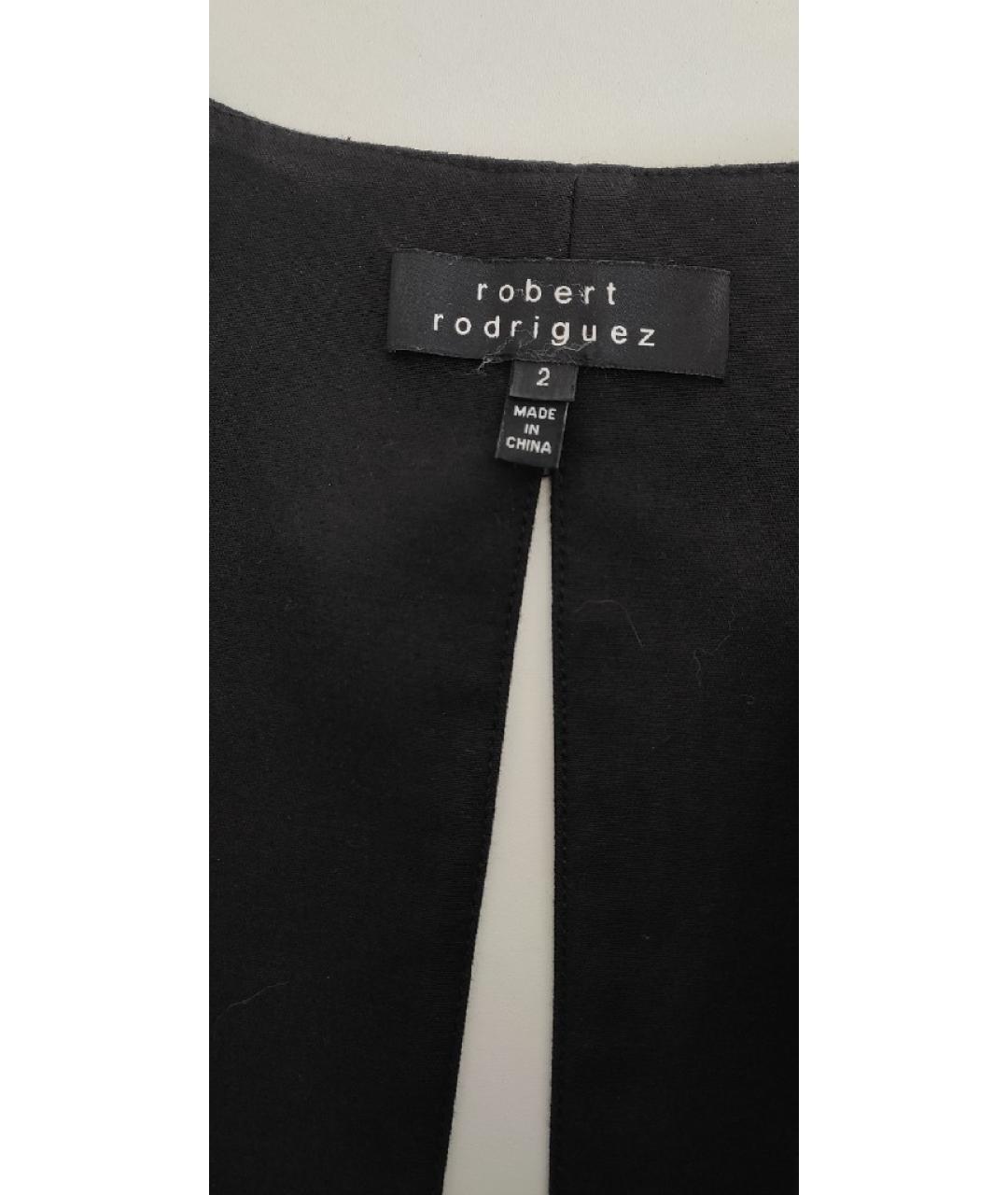 ROBERT RODRIGUEZ Черный хлопковый жакет/пиджак, фото 4