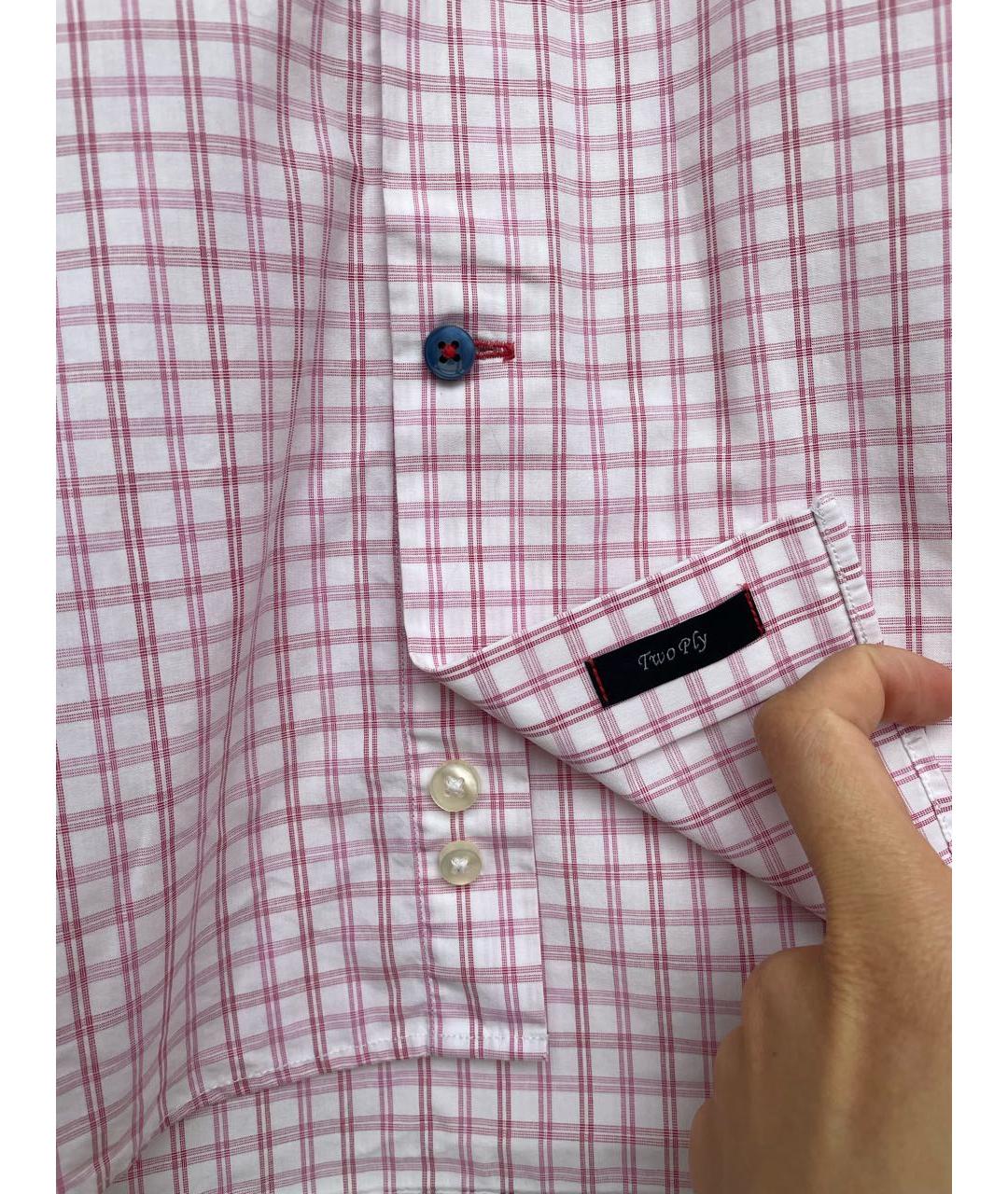 TOMMY HILFIGER Розовая хлопковая классическая рубашка, фото 3