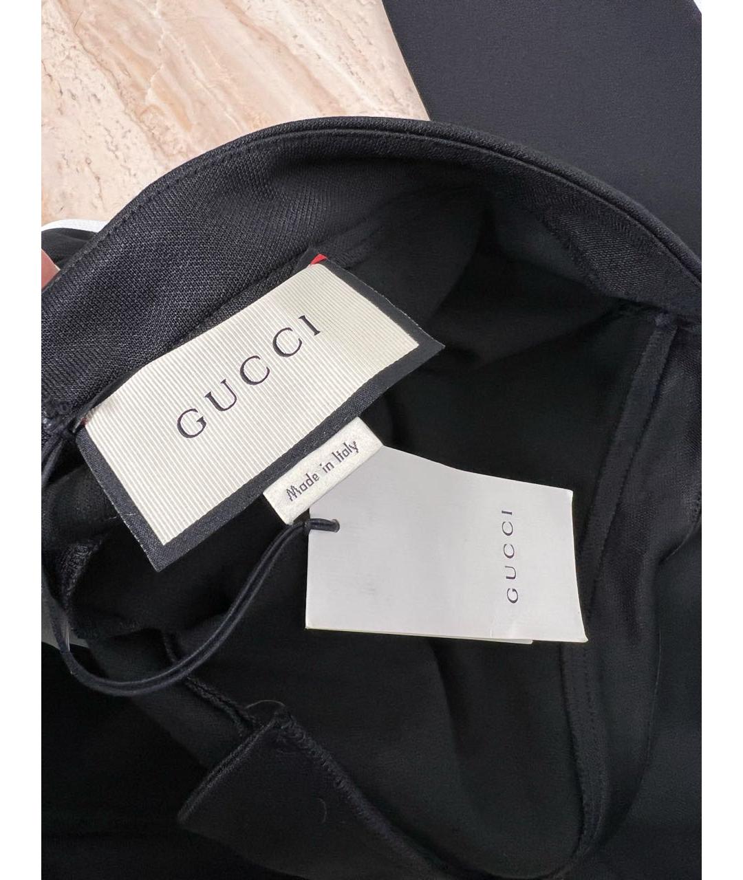 GUCCI Черные брюки узкие, фото 5