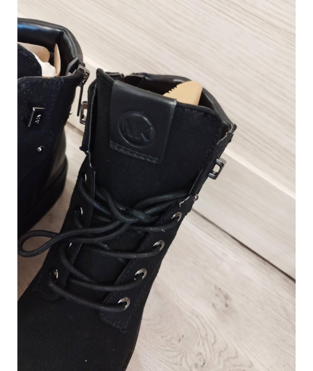 MICHAEL KORS Черные ботинки, фото 4
