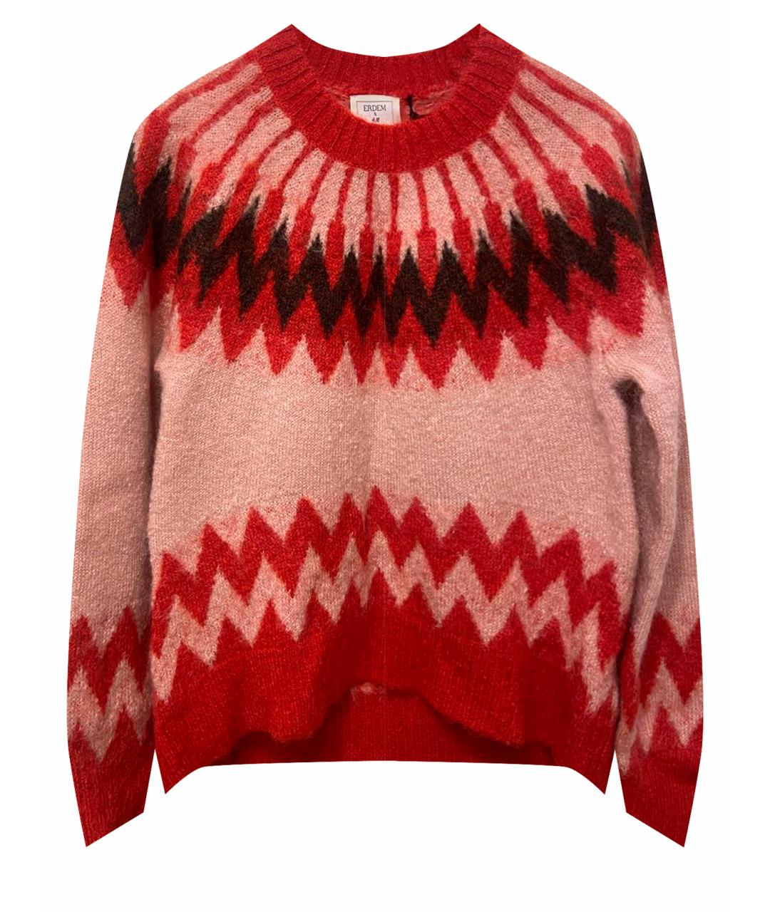 ERDEM Красный шерстяной джемпер / свитер, фото 1