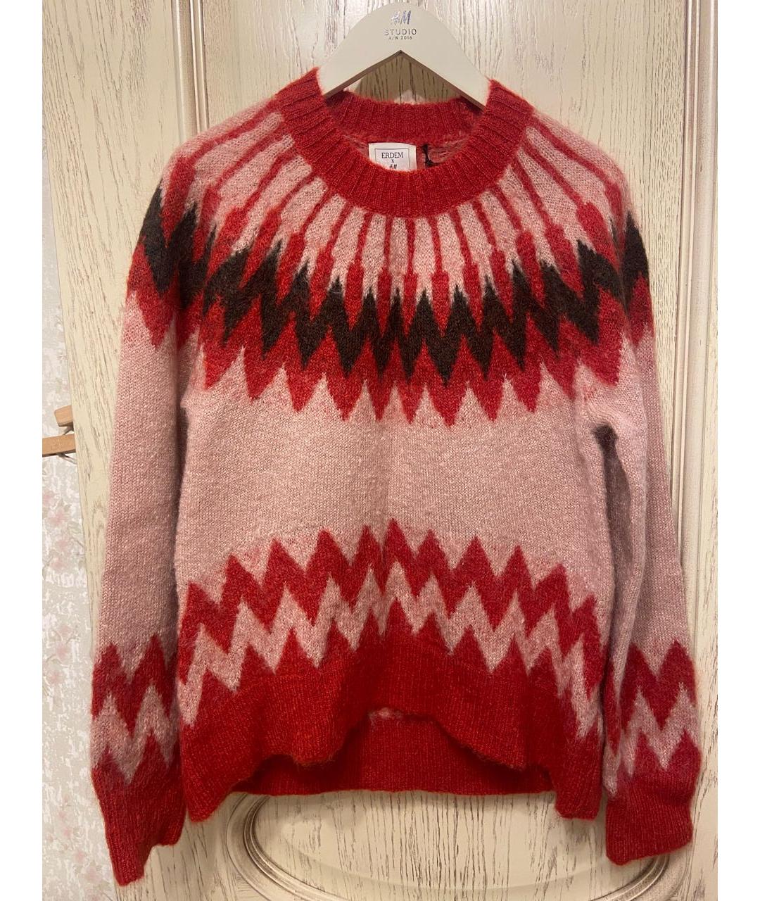 ERDEM Красный шерстяной джемпер / свитер, фото 5
