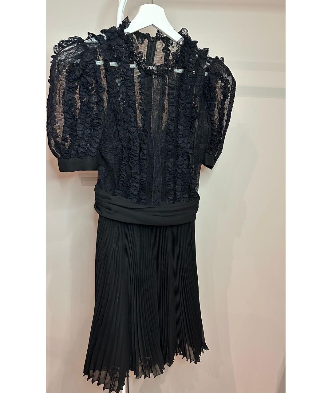 DOLCE&GABBANA Черное кружевное коктейльное платье, фото 7