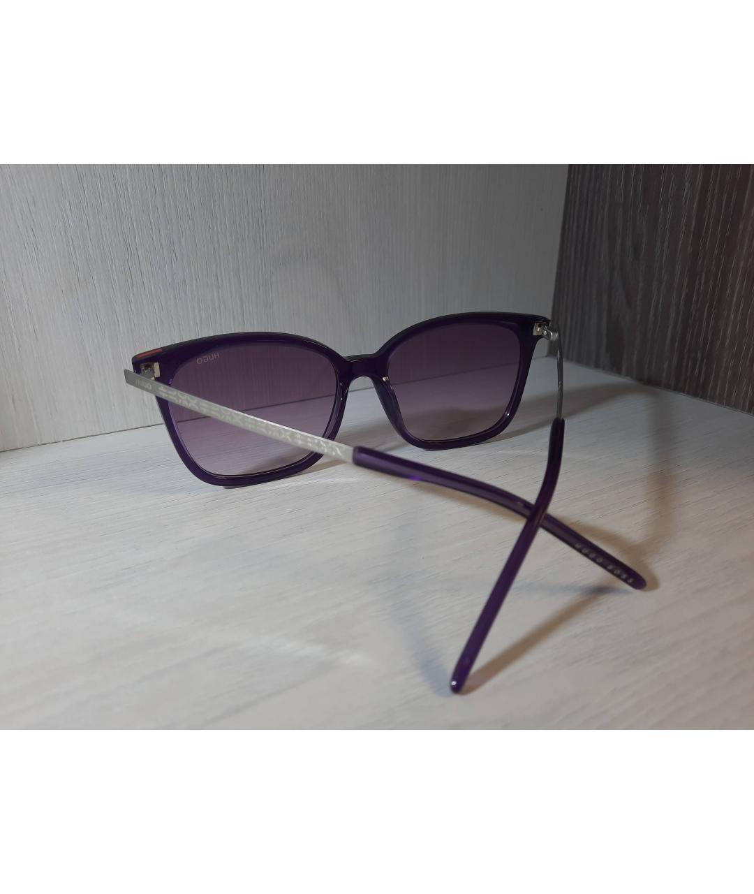 HUGO BOSS Фиолетовые солнцезащитные очки, фото 3