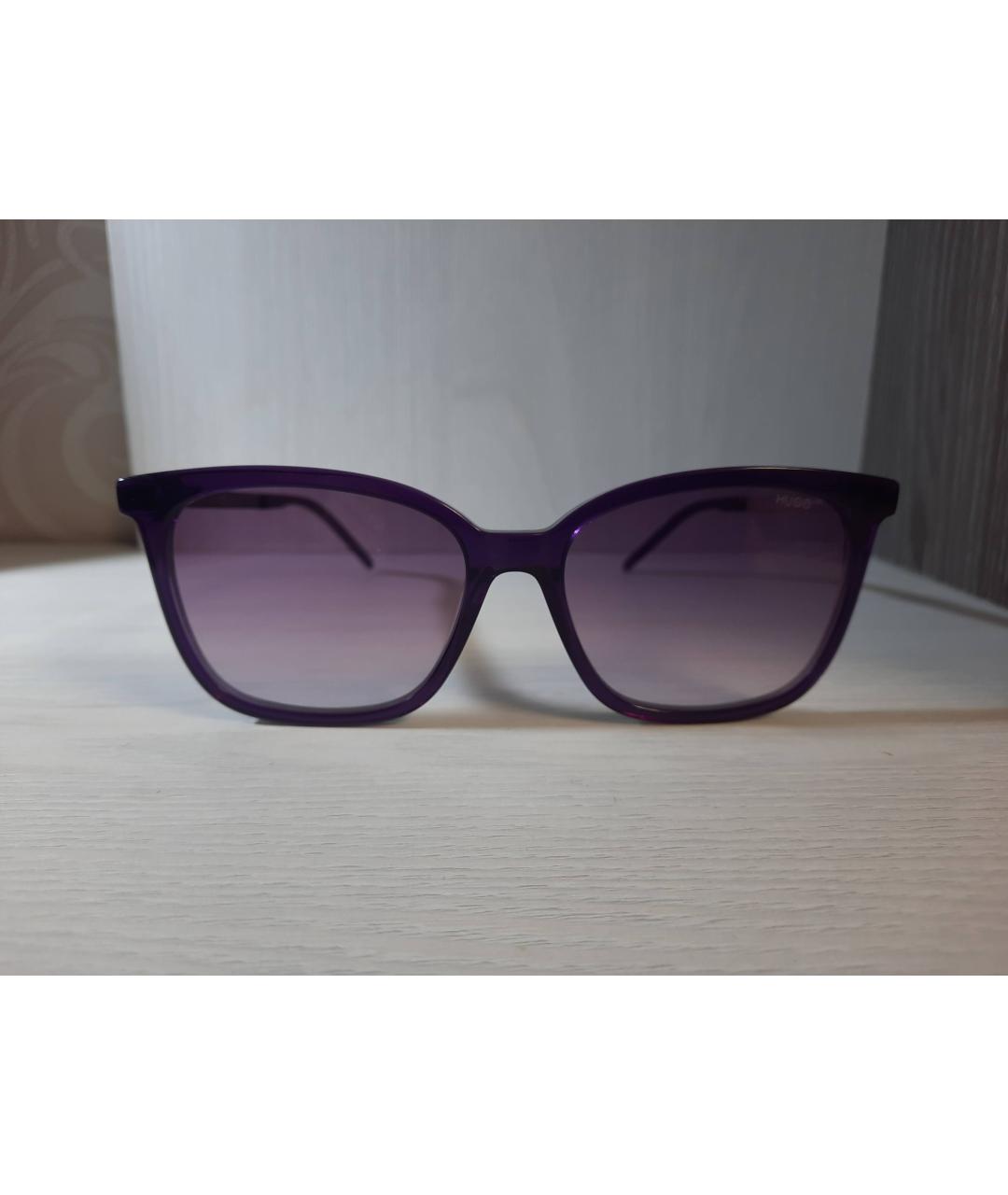HUGO BOSS Фиолетовые солнцезащитные очки, фото 8